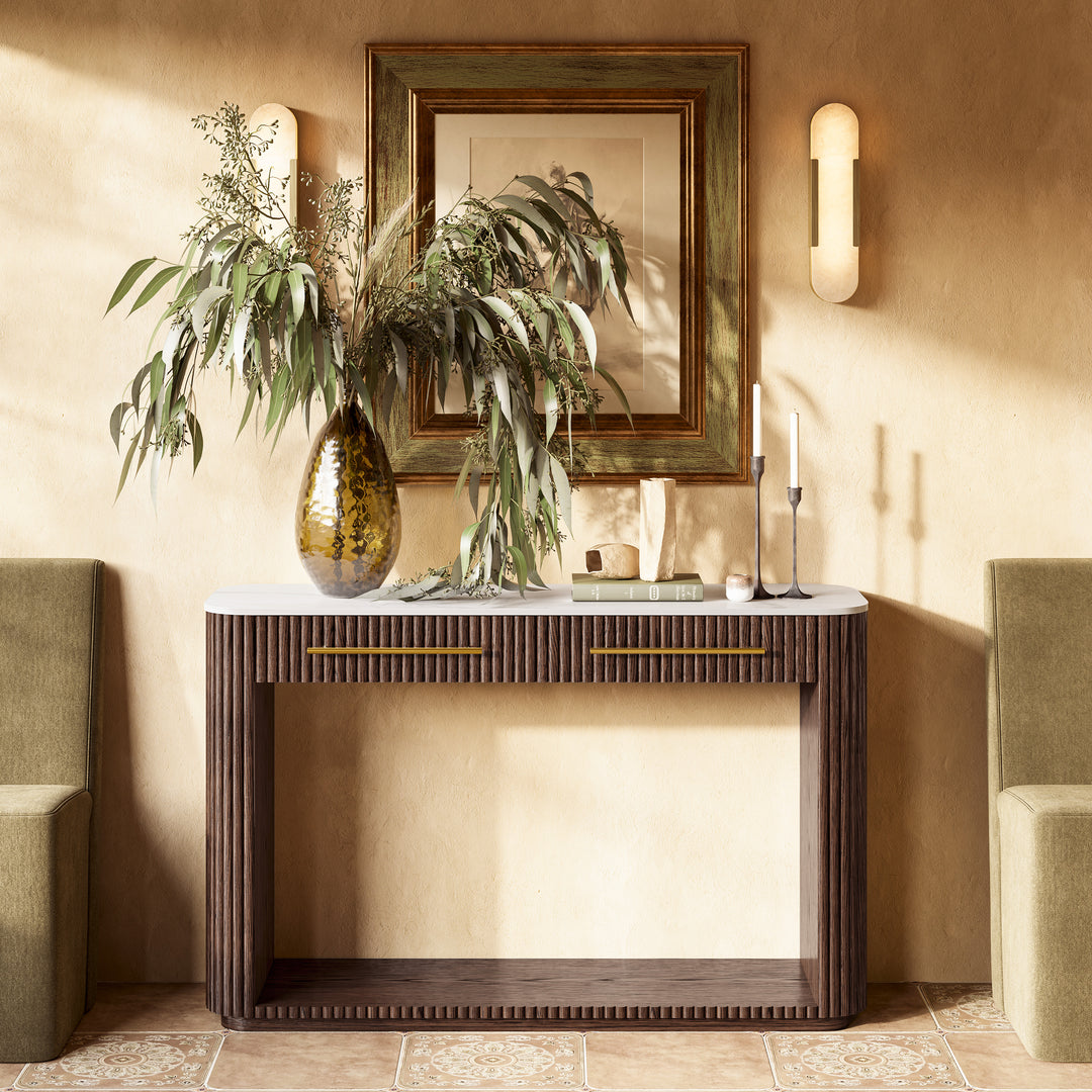 Riley Sintered Stone Console Table 47"W