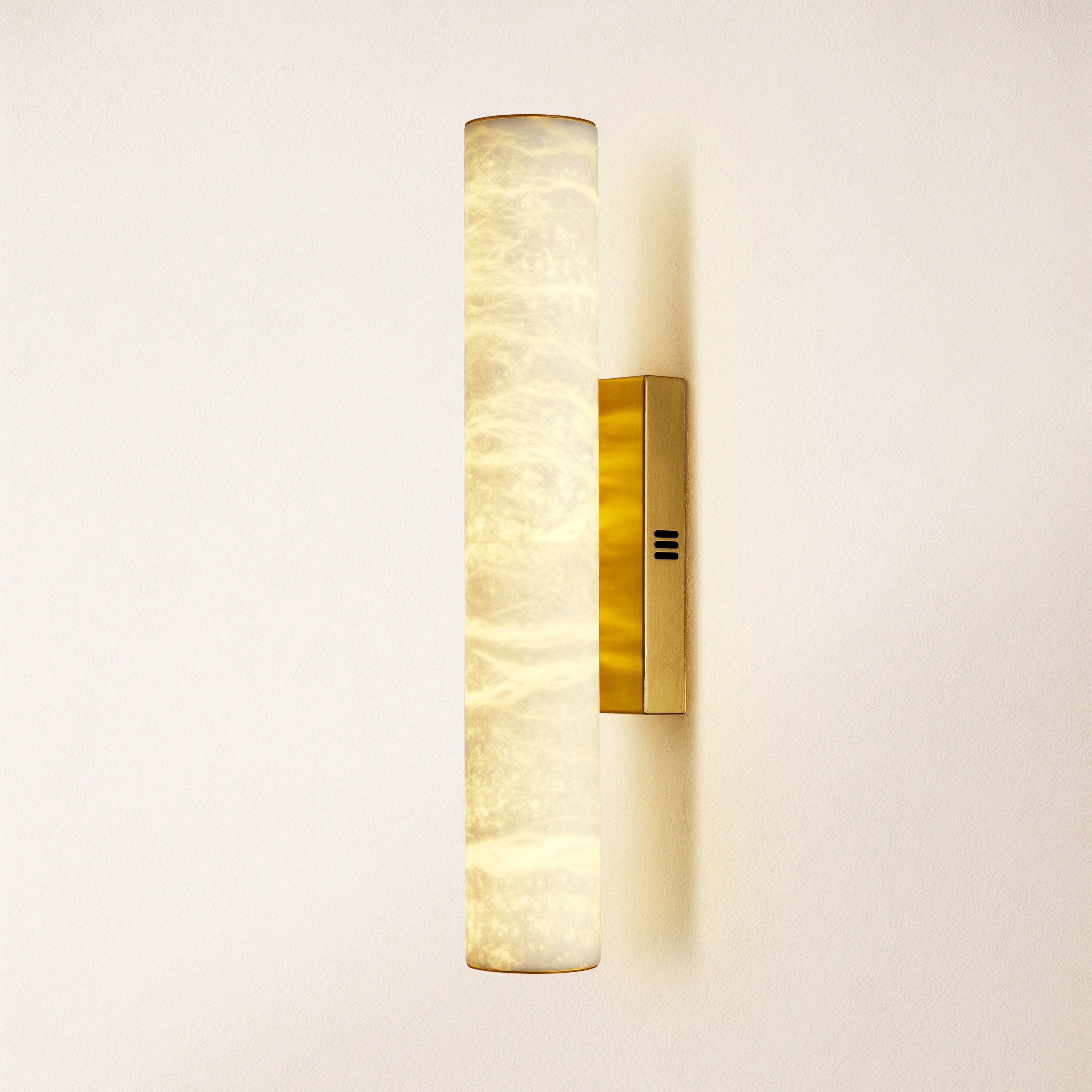 Sylvia Palladian Alabaster Wall Sconce 20"H