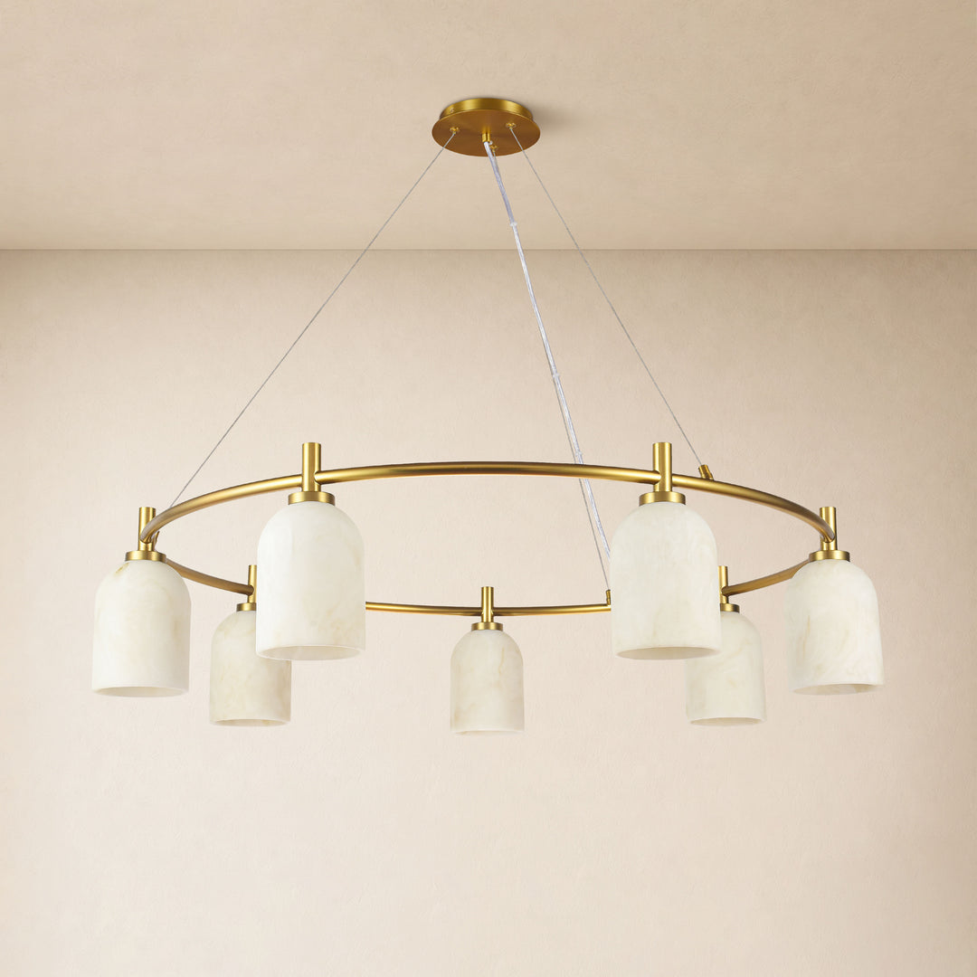 Axis Resin Ring Chandelier 40"D