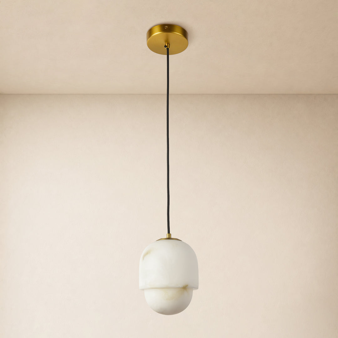 Orlienne Resin Capsule Pendant 7"D #Finish_Gold,Size_7"