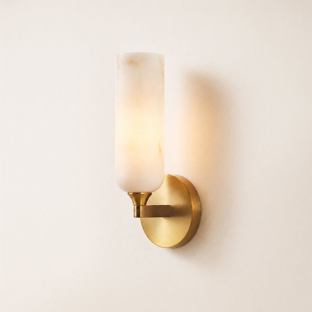Axis Resin Wall Sconce 12"H #Finish_Gold